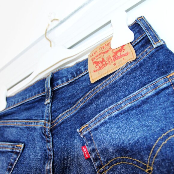 BNWT SS21 LEVI'S 511 SLIM CUT OFF DENIM SHORTS 30 - Picture 5 of 13